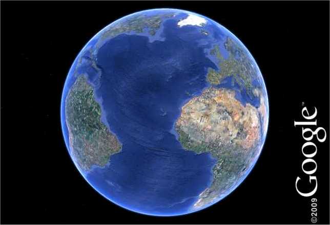 La Terre selon Google