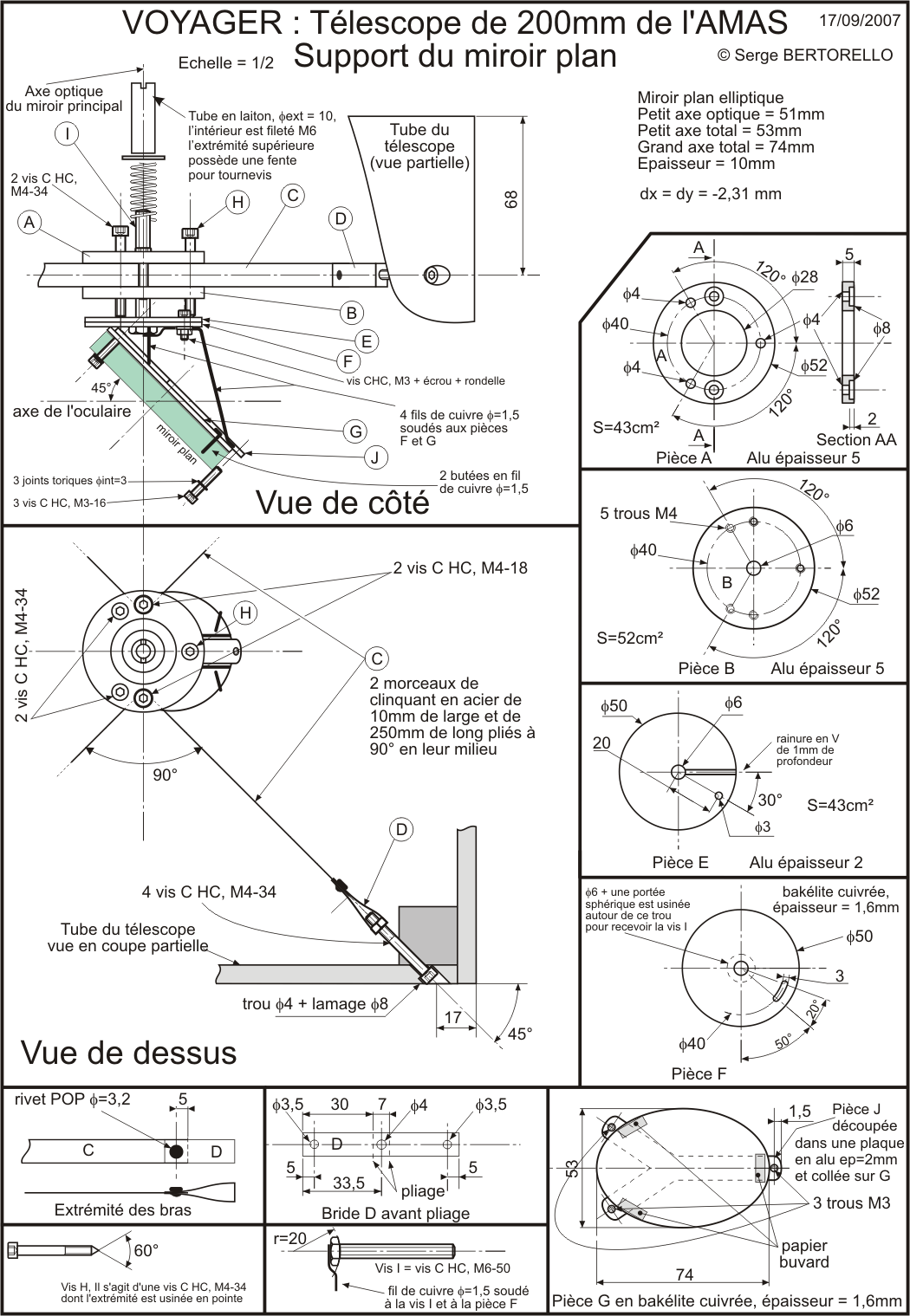 Plan de l'araigne de Sirius